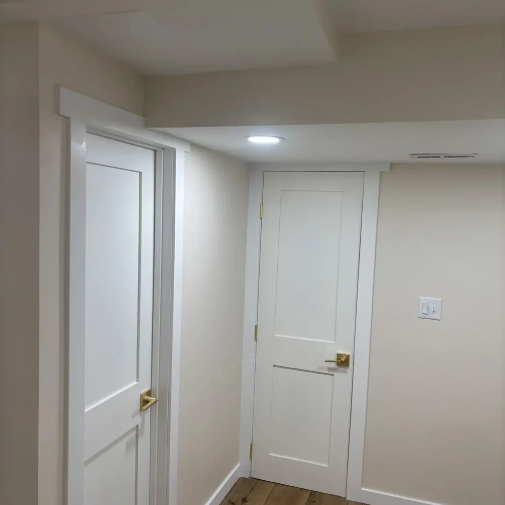 New Basement Doors and Flooring